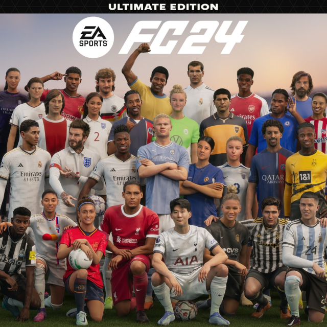 Обложка товара EA SPORTS FC™ 24 — издание Ultimate для PS4™ и PS5™