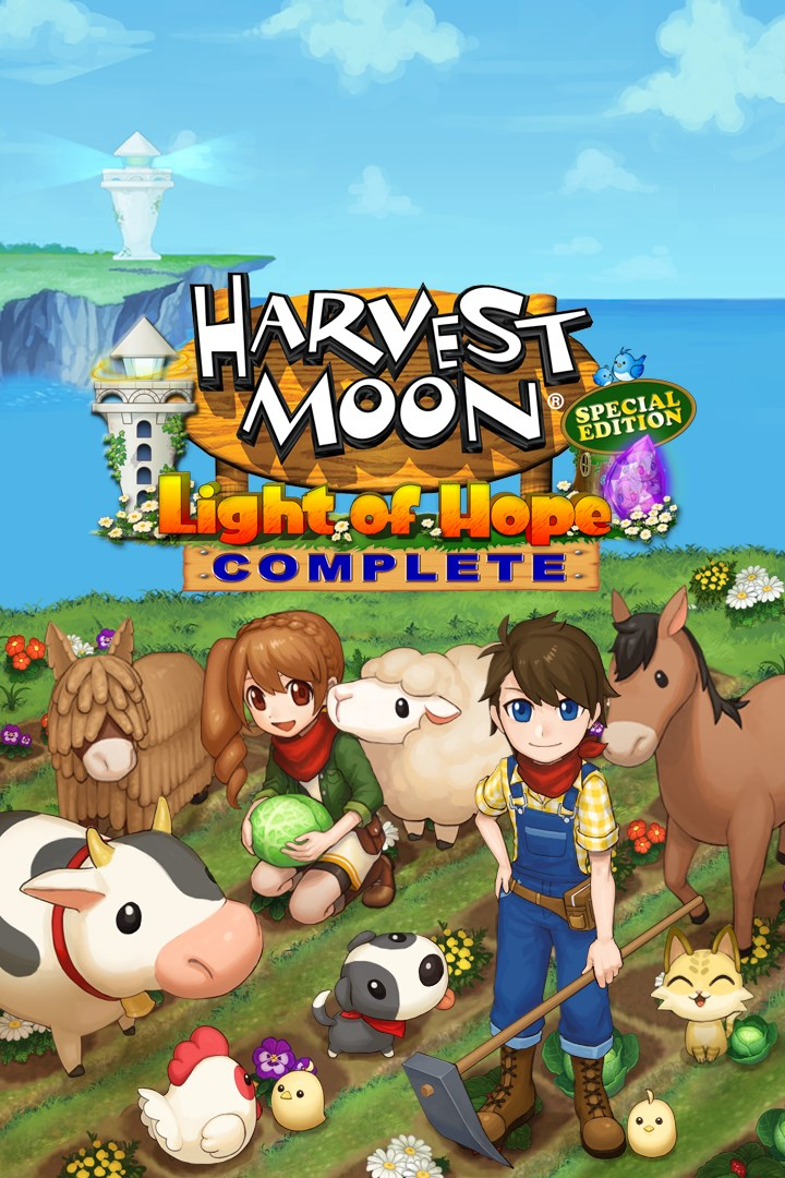 Complete se. Harvest Moon: Light of hope. Harvest Moon.