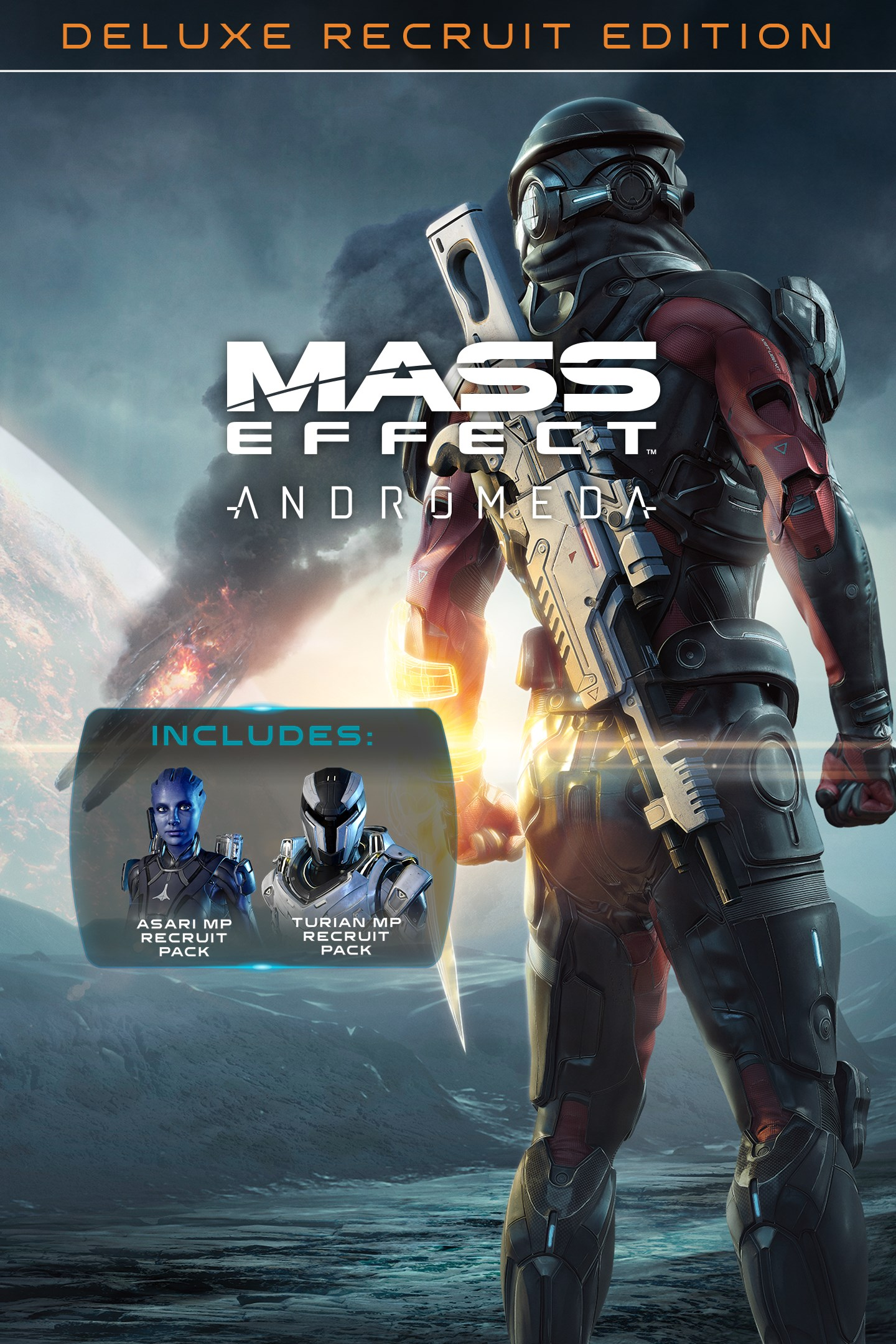 Andromeda deluxe. Mass Effect™: Andromeda Deluxe Edition. Mass Effect™: Andromeda – Deluxe Recruit Edition. Andromeda Xbox one. Молот масс эффект Андромеда.